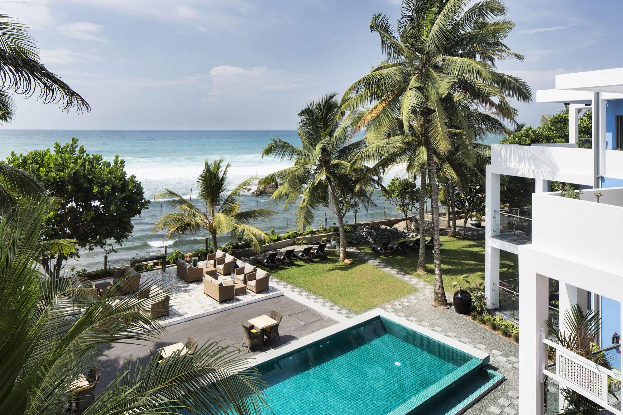Owl And The Pussycat Hotel & Restaurant Unawatuna Bagian luar foto